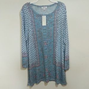 🍑Studio JPR Woman blue tunic sweater